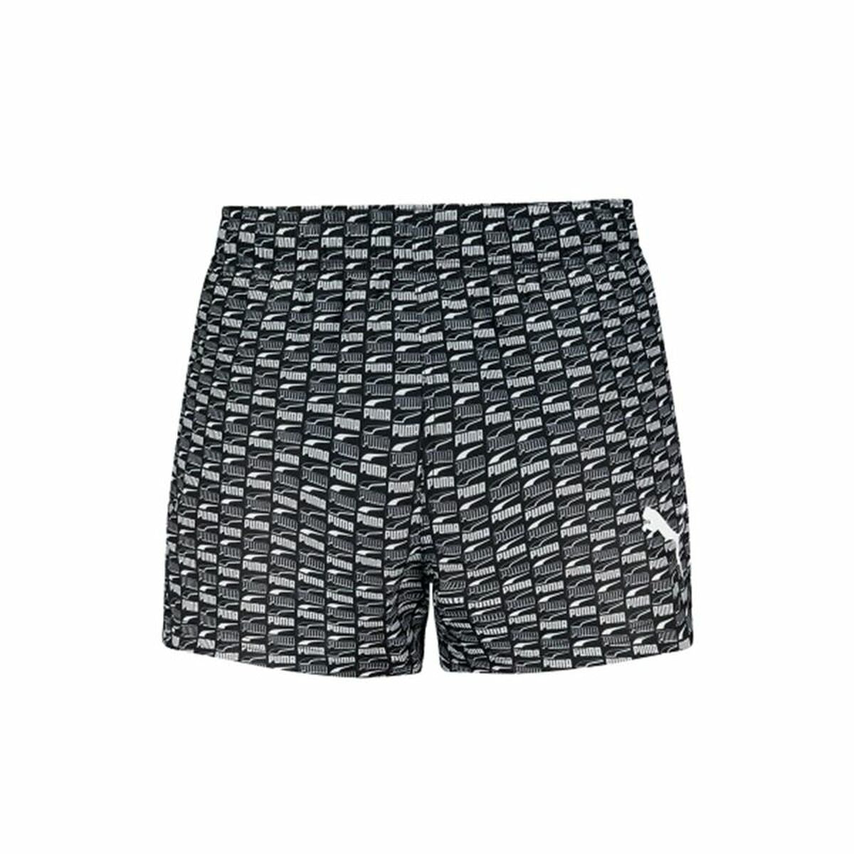Men’s Bathing Costume Puma Puma Logo Print 1P Black