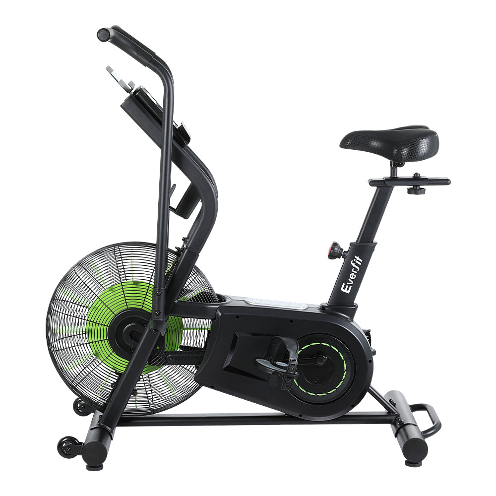 NNEDSZ Air Bike Dual Action Exercise Bike Fitness Home Gym Cardio