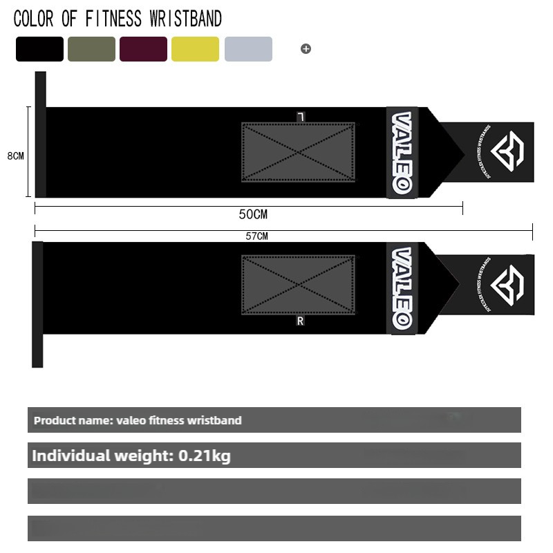 NNEDSZ 1 Pair Yellow Heavy-Duty Gym Wrist Wraps for Weightlifting, Powerlifting, and Injury Prevention