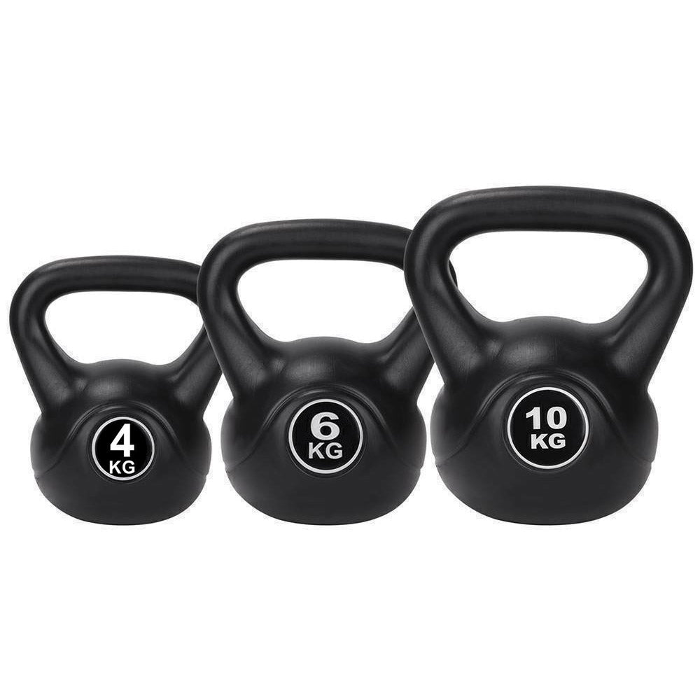 Sada činiek kettlebell, 4-6-10 kg