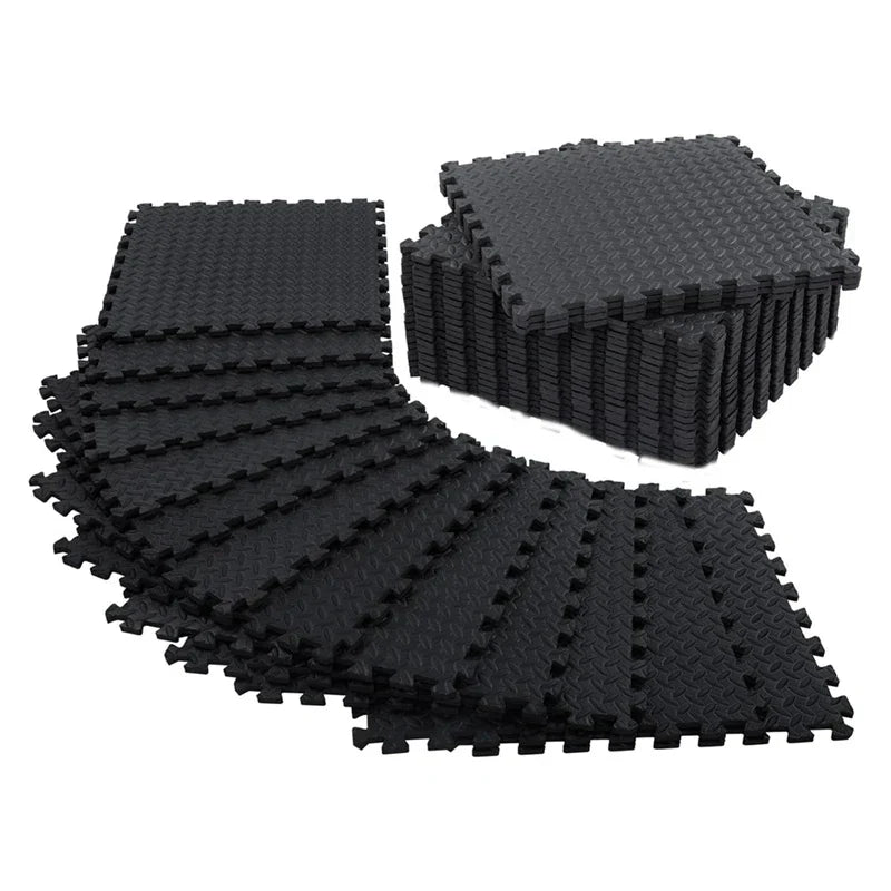 Durable Exercise Mat for Home Gym & Yoga (12 pack)