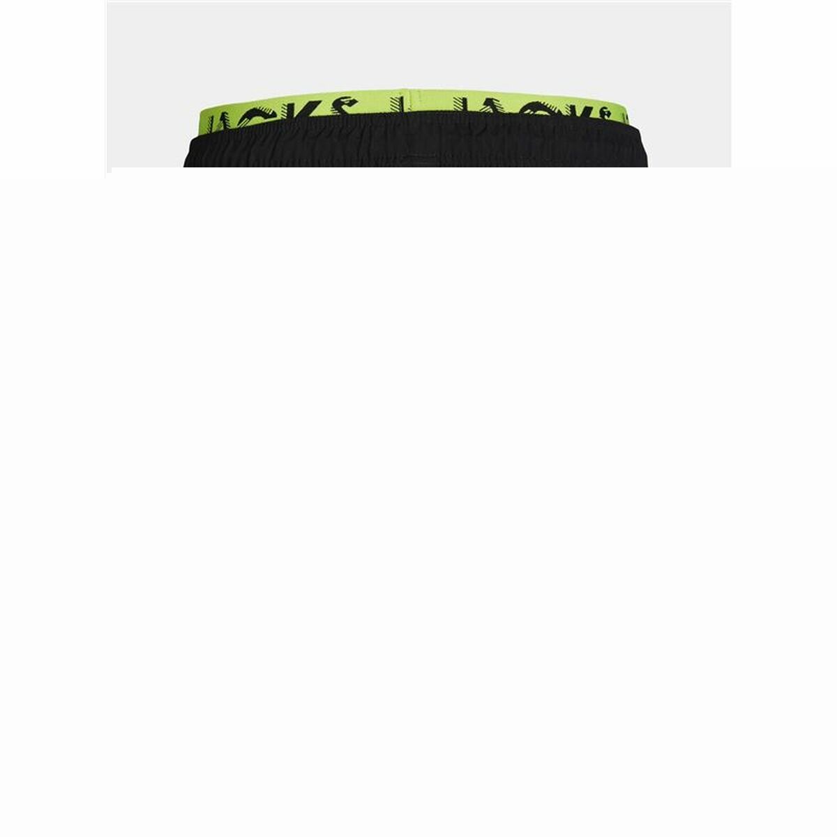 Child's Bathing Costume Jack & Jones Jjswim Db Wb Neon Black