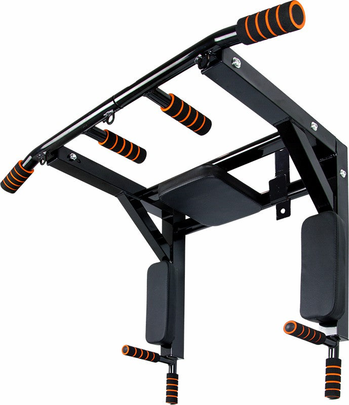 NNEDSZ Duty Wall Mounted Power Station - Knee Raise - Pull Up - Chin Up -Dips Bar
