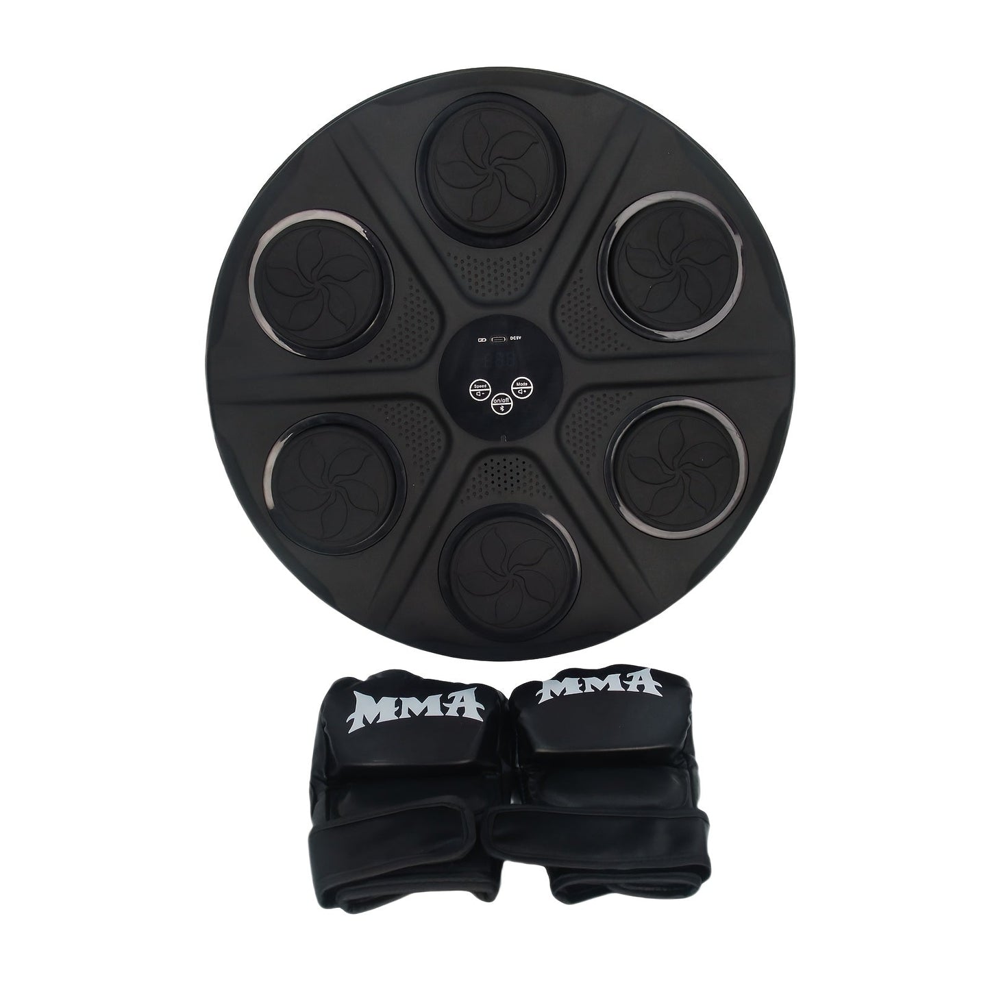 NNETM Smart Music Boxing Wall Trainer with Gloves