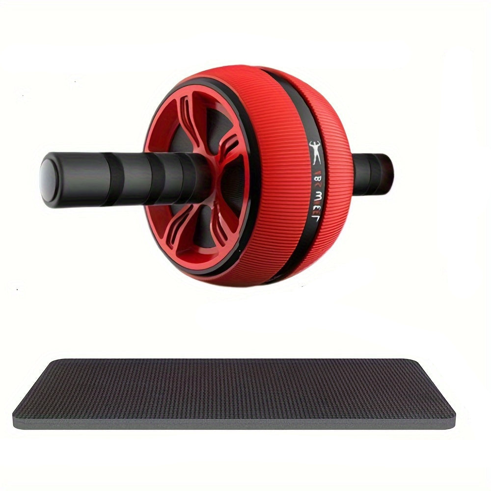 NNETM Wide Grip Ab Roller Wheel with Knee Pad