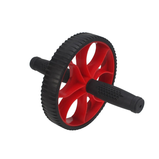 AB Roller Wheel – Single-Wheel Core Trainer for Gym & Home Workouts (Red)