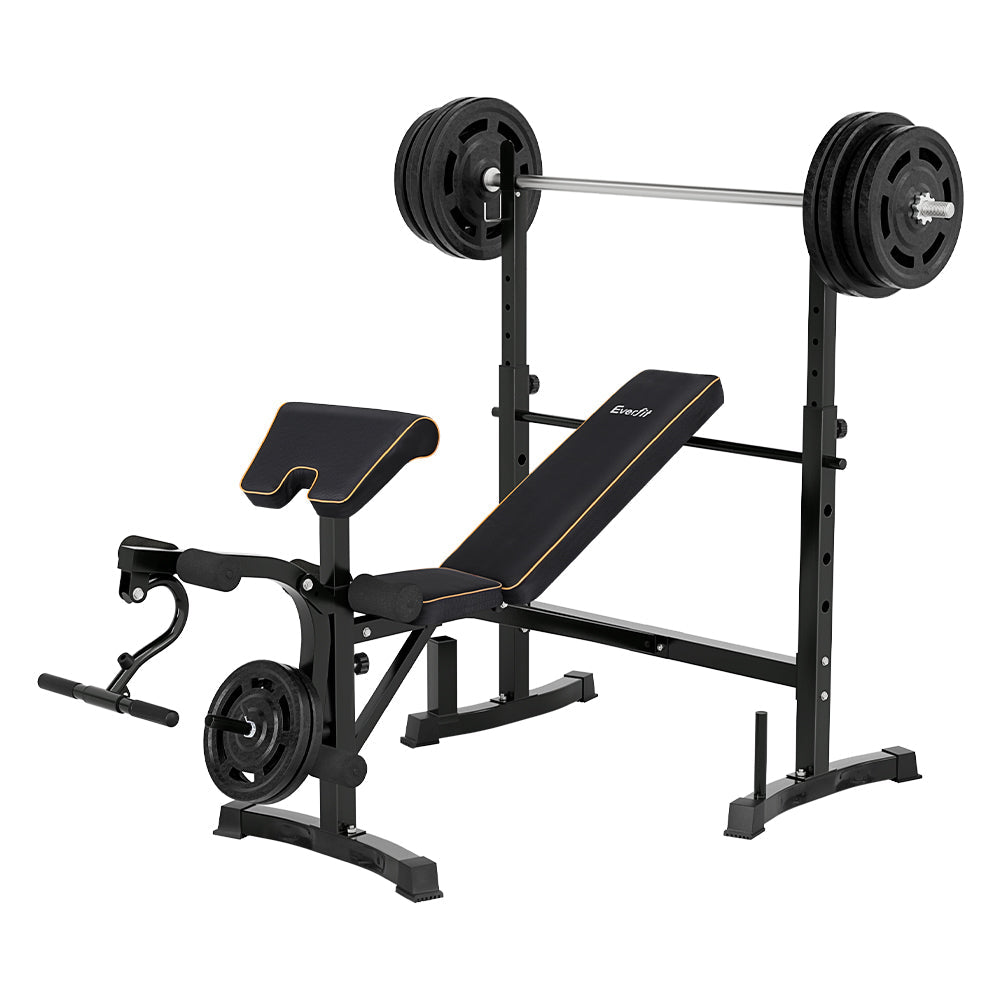 NNEDSZ Weight Bench 10 in 1 Bench Press Home Gym Station 330kg Capacity