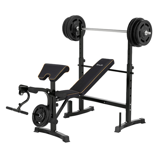 NNEDSZ Weight Bench 10 in 1 Bench Press Home Gym Station 330kg Capacity