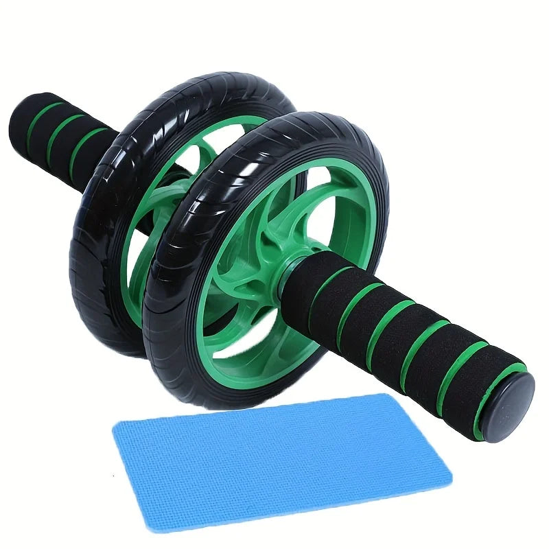 NNEOBA Double-Wheeled Ab Roller Non-Slip Muscle Trainer Green