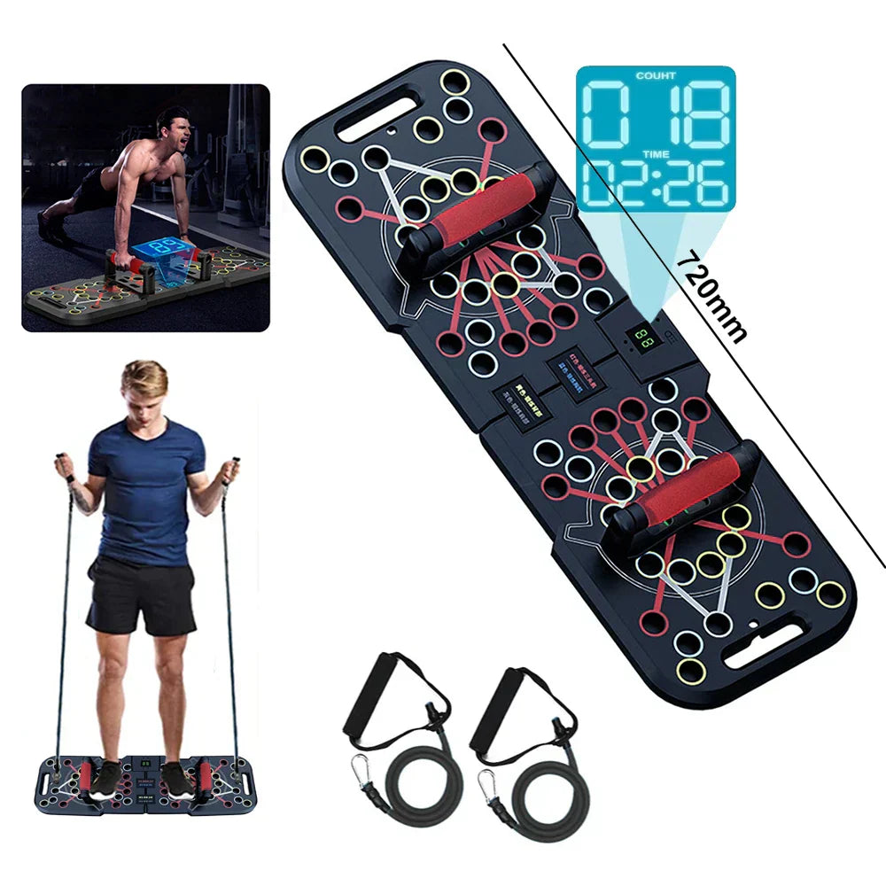 Multifunctional Electronic Push Up Board with Counting Feature