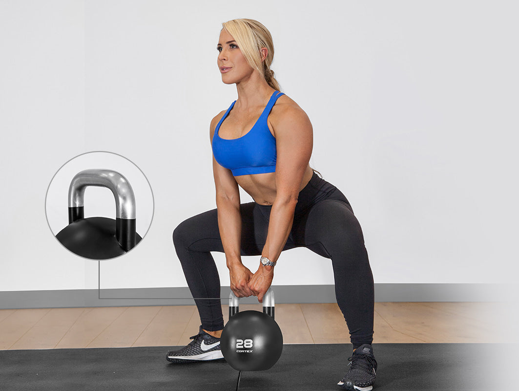 NNEDSZ 28kg Commercial Steel Kettlebell V2