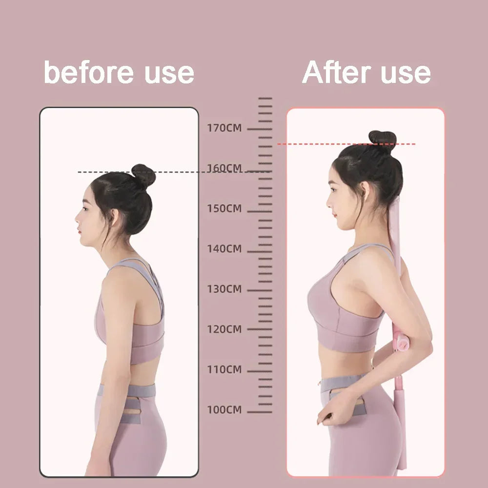 NNEOBA Yoga Stick Hunchback Corrector – 80cm Adjustable
