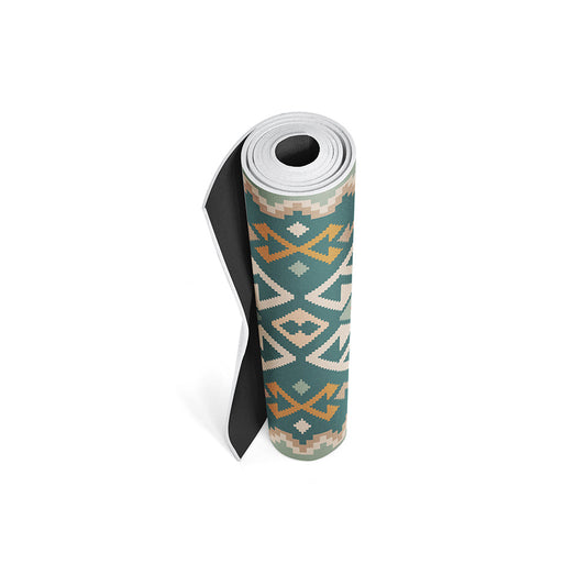 Moab Plains Yoga Mat – 6 mm Extra Thick, Double-Sided Non-Slip, Eco-Friendly PER with Moss Green Nature-Inspired Design | Yune Yoga